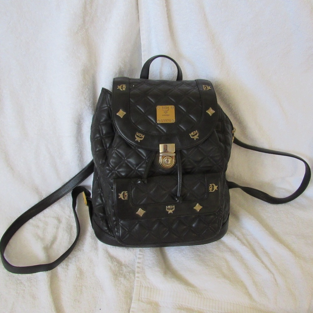 MCM Leather Back Pack
